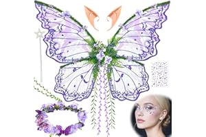 YeahBoom Alas de Hada,Disfraz de Alas para Carnaval o Fiestas