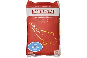 Takazumi Vital 4,5 mm Immunsystem Gesundheits Koi Futter Fisch Teich Pellets - 10 kg - Sackware