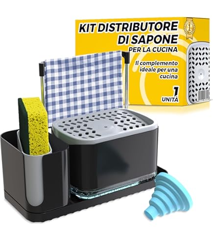 Organizer Per Lavello Inox Organizer Per Lavello Cucina Con Scolapiatti - Vassoio Portaspugne E Detersivi Con Scolo Integrato Organizer Cucina