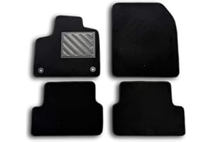 MTC AUTOMOTIVE MTC Vauxhall Grandland-X 2016 Onwards Tailored Non Slip Rubber Heel Protectors Fixing Buttons