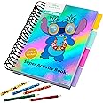 Disney Stitch Sticker Book for Kids Over 1000 Stickers for Scrapbooking Art Supplies Colouring Pencils Activity Book Stitch Gifts for Kids