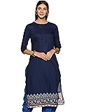 Amazon Brand - Tavasya Women's Rayon Straight Kurti