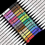 RATEL Acrylstifte Marker Stifte, 30 Farben Wasserfeste Stifte Metallic Marker Stifte Permanent Marker Paint Pens Schnelltrock
