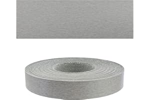 ‎MPROFI MT Mprofi MT® Kantenumleimer - Melaminkantenumleimer - 22mm X 10m - Umleimer Edelstahl mit Schmelzkleber - Umleimer zum Aufbügeln - Bügelkante für Regalbrett und Möbelbauplatte - 859/22/10