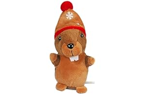 KDO-JOUETS.COM Peluche Marmotte Qui Parle et Danse, RODA