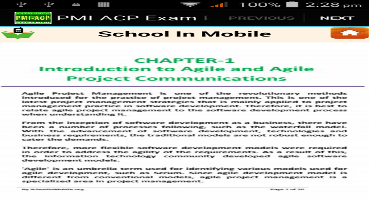 PMI-ACP Online Prüfung