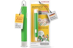 DR. SCHICK GMBH Dr. Schick Zeckenzange Ultra [2-in-1 Zeckenhaken & Zeckengreifer] - patentierter Zeckenschutz für Mensch und Tier - große und kleine Zecken zuverlässig entfernen