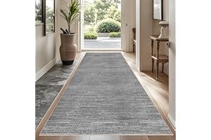 YUEAENK Rutschfeste Maschinenwaschbare Fußmatte 60 x 100 cm flurteppich läufer lang Flurteppich Wohnzimmer Teppich Küchenteppich Läufer für Eingang Küche Schlafzimmer Wohnzimmer, Schmutzfangmatte Innen