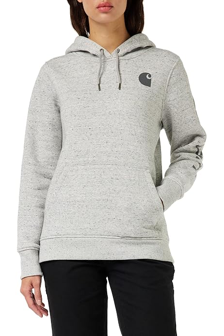 Carhartt Women's Clarksburg Graphic Sleeve Pullover Sweatshirt Sweater,  Asphalt Heather NEP, XXL : Amazon.co.uk: Fashion