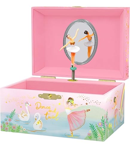 Scatola Musicale Bambina Maverton Carillon Portagioielli Con Cassetto - Foto E Stampa Carillon Personalizzato