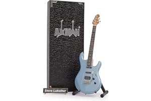 AXMAN Steve Lukather (Toto) Miniature Guitar Replica - Music Gifts - Handmade Ornamental 1/4 Scale - Includes a Display Box, Name Tag and Miniature Guitar Stand