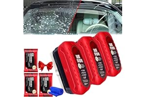 Gyagalre Multifunktionale Kfz-Ölfilm-Reinigungsbürste, kfz ölfilmreiniger, ölfilm-Entferner Für Windschutzscheiben (2)