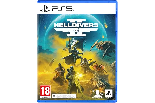 Sony, Helldivers II pour PlayStation 5, Jeu de Tir Coopératif en Ligne, Avec Retour Haptique, Édition Standard, Version Physique avec CD, En Français, 1 à 4 Joueurs, PEGI 18