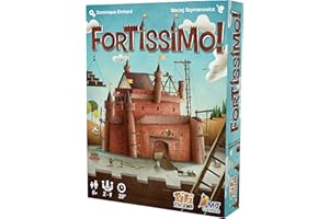 TIKI Editions FORTISSIMO ! Jeu de Cartes intergénérationnel, Simple et passionnant - Construisez Votre château - Idéal pour Travailler Votre mémoire et Les Connaissances en mathématiques des Enfants