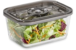 CASO VacuBoxx Eco L - Vakuum-Frischebehälter / 1 Behälter mit 1500 ml / für druckempfindliche und flüssige Lebensmittel / BPA-Frei / hitzebeständig, spülmaschinenfest, gefriergeeignet