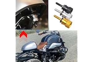Safuotn Motorrad Zubehör R NineT Hinteren Beifahrersitz Bolzenentfernung Werkzeugloser Schnellspanner für B.M.W R Nine T RNineT R9T Pure Racer Scrambler Urban G/S 2018 2019 2020 2021 (Schwarz)