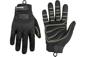 Seibertron Half Finger Padded Palm Lightweight Breathable Climbing Rope Gloves For Climbers, Rock Climbing, Rescue, Adventure, Sailing, Kayaking, Outdoor Sports