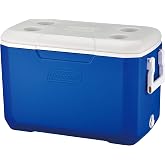 Coleman Y&uuml;ksek Performans Bardaklıklı Yalıtımlı Cooler Taşınabilir Soğutucu Kamp Buzluğu 45 LT, 48 QT