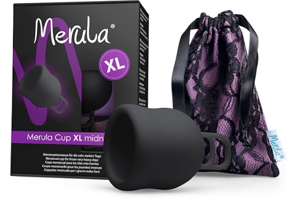 Merula Cup XL midnight (noir) - La coupe menstruelle pour les journées intenses