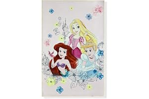 Nada Home 6507 Disney Princess The Little Mermaid Non-Slip Rug, Cinderella 80 x 120 cm