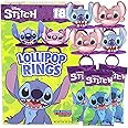 Imaginings 3 Lilo and Stitch Party Favors, Individually Wrapped Lollipop Rings, Cake and Cupcake Toppers, Box of 18