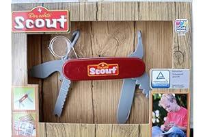 Happy People Coltello tascabile per bambini Il vero Scout!, Primo coltello tascabile multifunzione per bambini