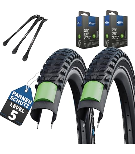 mtb reifen 28 x 2.2 2 Stück Zoll Fahrrad 28x2.00 E-Bike 50-622 Reflex Sport & Freizeit Colour:Transparent Black Deutsch Gazelle Solide - Dutch