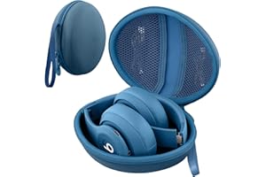 co2CREA Hard Travel Case for Beats Dr. Dre Studio Pro /Studio3 /Solo pro /Solo4 /Solo3/ Solo2 /Solo Wireless Noise Cancelling Over-Ear Headphones (Case Only)