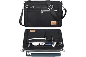 TiMOVO 9-11 Inch Tablet Sleeve Bag for iPad 11-inch A16 2025, iPad 10th Generation 10.9"/10.2", i Pad Air 11/5th/4th Gen. 10.9", Galaxy Tab A9 Plus 11", Anti-Theft Deisgn & Shoulder Strap, Black