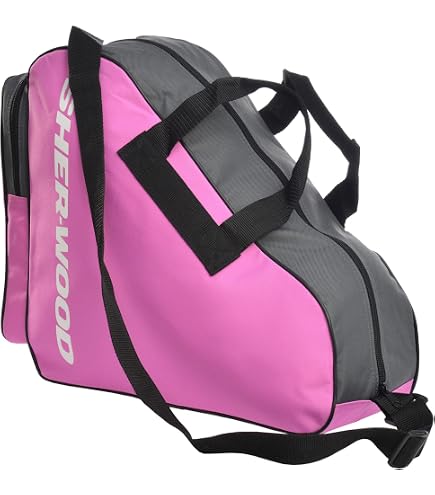 Sac à Patins à Glace F Fityle Avec Bandoulière Réglable - Sac Respirant Rose Pour Patins Et Équipement