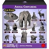 Wildspire DND Minyat&uuml;rleri i&ccedil;in 26 Hayvan Minisi 28mm Boyasız Zindanlar ve Ejderhalar Minyat&uuml;rleri I D&amp;D Minyat&uuml;rleri ve DND 