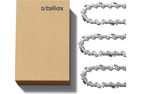 3 tallox Chaînes de tronçonneuses 3/8" 1,3 mm 50 maillons longueur de guide-chaîne 35 cm compatible avec Stihl