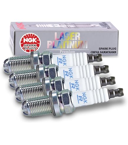 NGK Zündkerze 6343 Platin - 16mm Schlüsselweite, 19mm Gewindelänge Für BMW & Mini