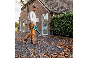 VONROC Souffleur de Feuilles Sans Fil 20V - Batterie 4.0Ah, Chargeur - 2 Fonctions allant jusqu'à 190km/h - Poignée Soft-Grip, Souffleur léger - Ramasse Feuilles Mortes, Nettoyage Jardin, Gazon