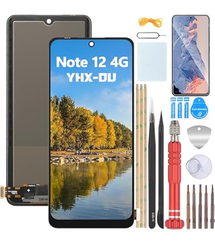 Lente Trasera De Repuesto Para Xiaomi Redmi Note 12 4G 2023 - Incluye Adhesivo Y Herramientas