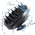Scalp Massager Shampoo Brush, Soft Silicone No Flaky Scalp Brush for Wet or Dry Hair, Head Scrubber Scalp Exfoliator Anti Dandruff Brush(All Back)
