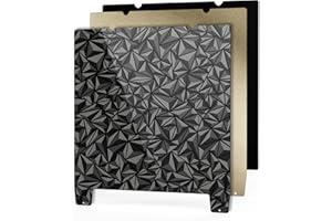 Twotrees PEI + PEO Double Sided Building Plate for K1 235x235mm 3D Printer.Textured PEI + Smooth PEO Spring Steel Plate and Magnetic Base Printing Bed for Ender 3 S1/Pro Ender 5 S1