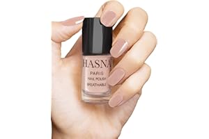 Hasna Paris - Vernis à Ongles Halal - Éco-Responsable - Brillance et Longue Tenue - Facile à Appliquer - 6ml (NUDE)