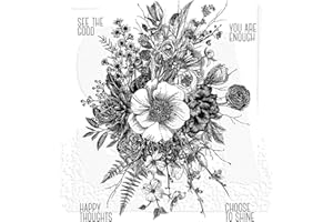 STAMPERS ANONYMOUS Tim Holtz - Stampers Anon Cling RBBR Stamp Set, Rubber, Glorious Garden, One Size