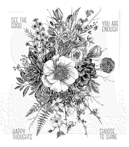 Stampers Anonymous CMS216 Tim Holtz Lot De Tampons En Caoutchouc Pour Croquis Botaniques 7 X 21,6 Cm