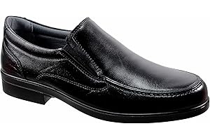 LUISETTI 26850 Negro - Zapato mocasín Piel Profesional Fabricado en España