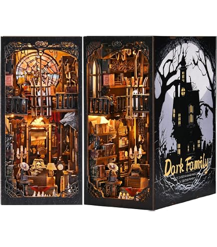 Kit Book Nook – Château De Chevalier Salle Du Trône – Puzzle 3D Miniature Avec LED – Cadeau Adulte/Ado
