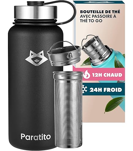 Paratito® Embout Paille Pour Boire Confortablement En Marchant Ou En Position Allongée (passoire à Thé