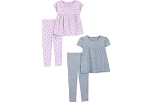 Simple Joys by Carter's Girls' Casual Playwear Sets (Pack of 4)