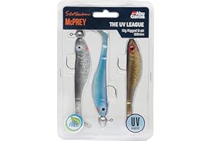 ‎ABU GARCIA Abu Garcia Svartzonker McPrey Prerigged Gummifisch Shad mit Jighead - Raubfischangeln auf Hecht, Zander, Barsch