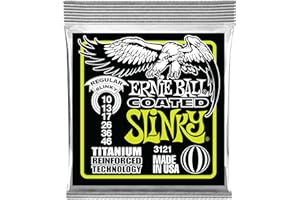 Ernie Ball Regular Slinky Coated Titanium RPS Electric Guitar Strings - 10-46 Gauge