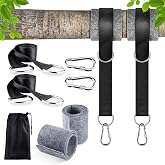 CENOVE Hammock Tree Straps Suspension Belt 2 Kit 150 cm, Multifunctional Ropes Suspension Holds up to 500 kg for Hammocks, Sw