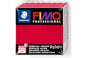 Staedtler Fimo Professional - Pasta Modellabile per Professionisti, Artisti e Utenti Avanzati, Plastilina Professionale Morbida Facile da Lavorare dai Colori Brillanti, Hobby Creativi Adulti, 85 g