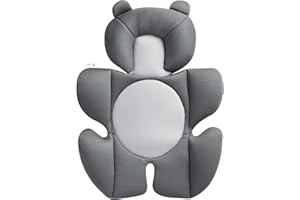 GanEn Baby Cozy Sleeping Head and Body Support Cushion for Stroller Car Seat High Chair (Dark Grey) (34343)