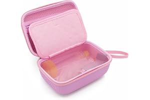 CASEMATIX Pink Travel Case Bag Compatible with Asthma Inhaler, Masks, Spacer - Case Only